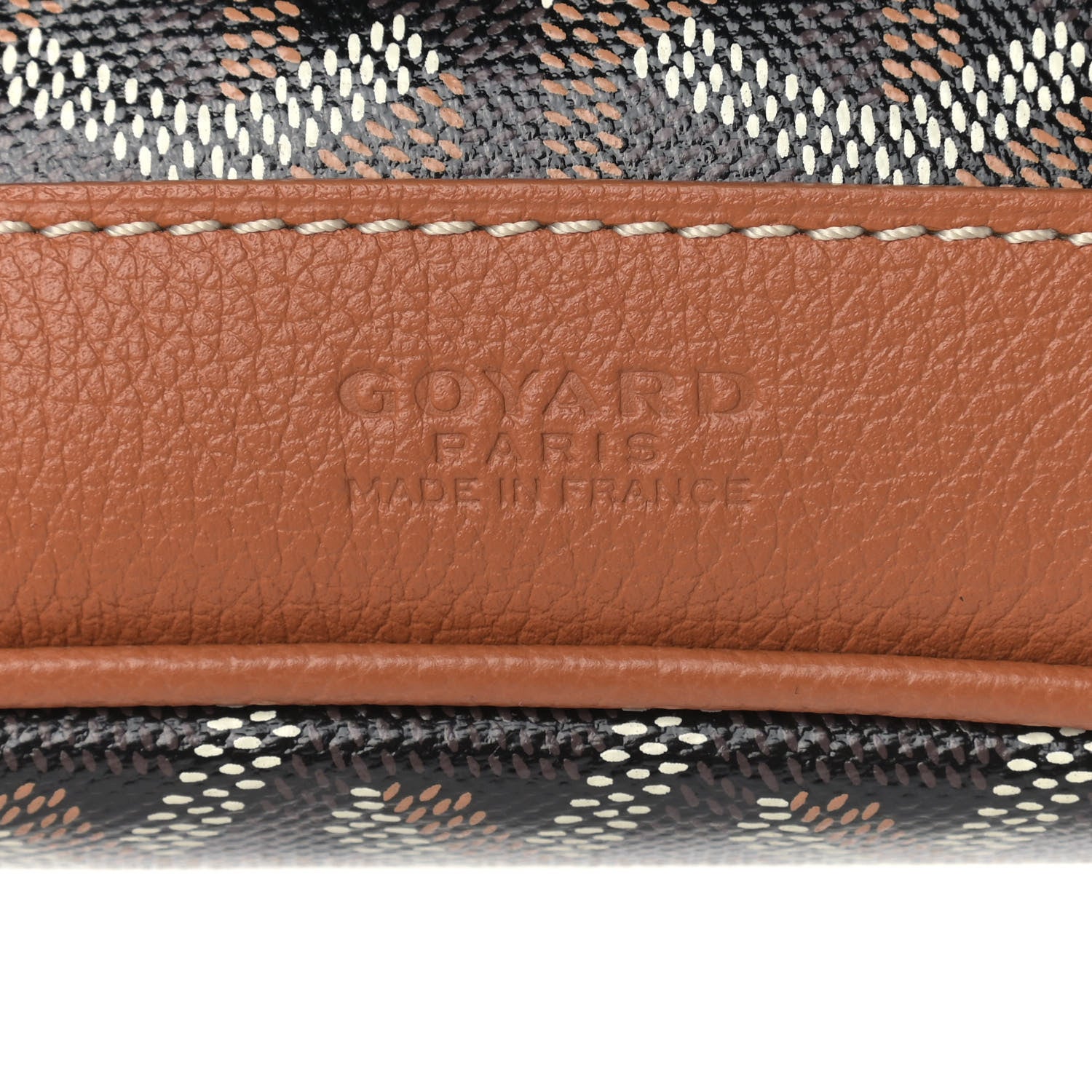 Goyard Goyardine Petit Flot Bucket Bag PM Black Gold 6 of 8
