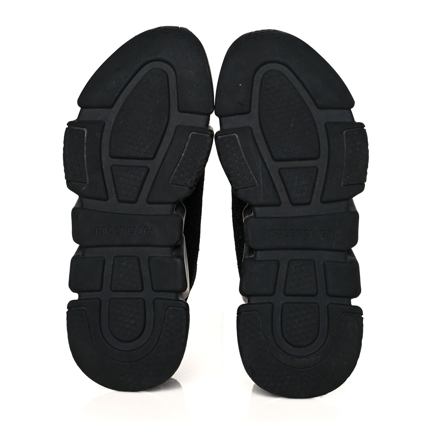 Laminated Knit Womens Speed Sneakers 38 Black