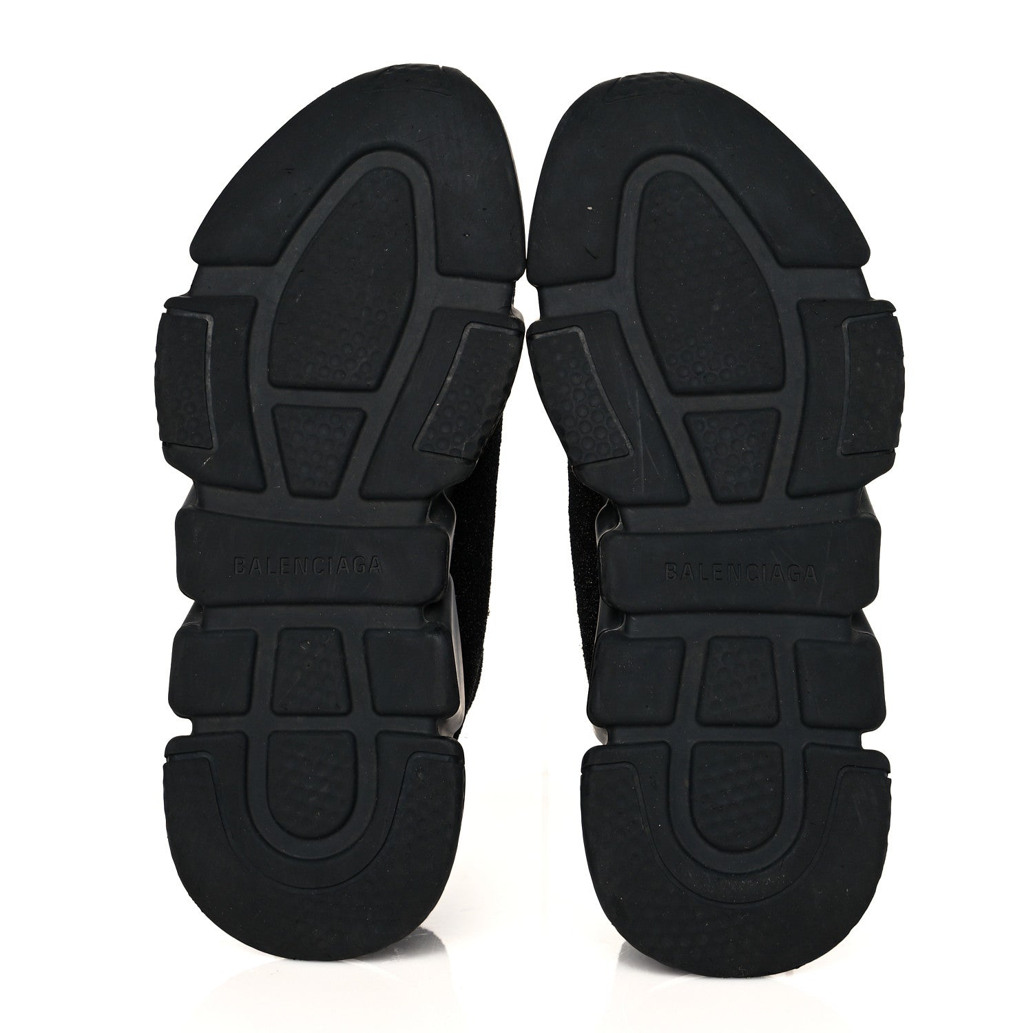 Balenciaga Laminated Knit Womens Speed Sneakers 38 Black 5 of 7