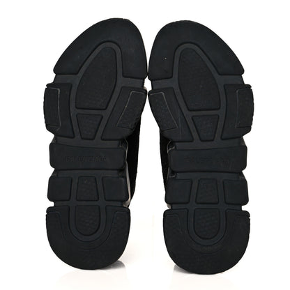 Balenciaga Laminated Knit Womens Speed Sneakers 38 Black 5 of 7