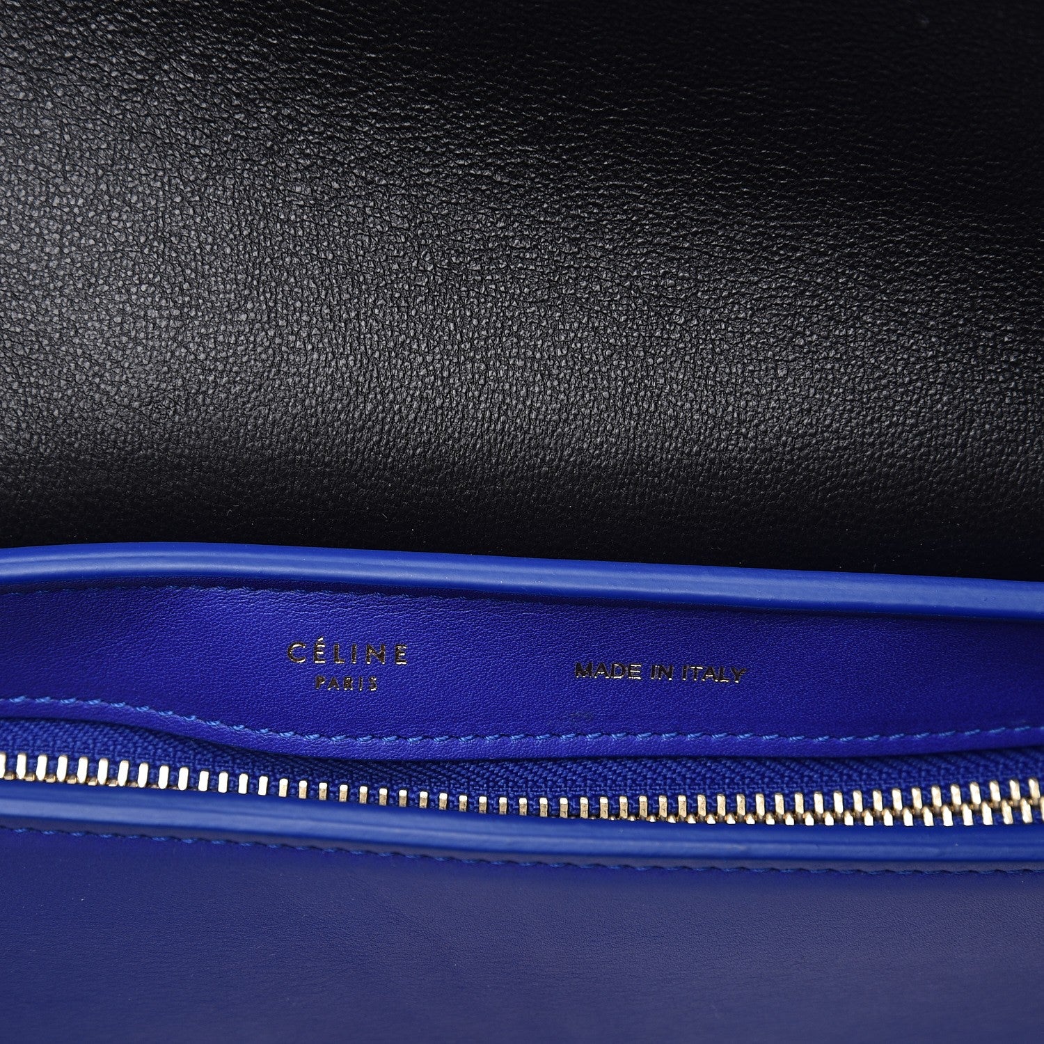 Celine Smooth Calfskin Small Tri-Color Trapeze Black 7 of 8