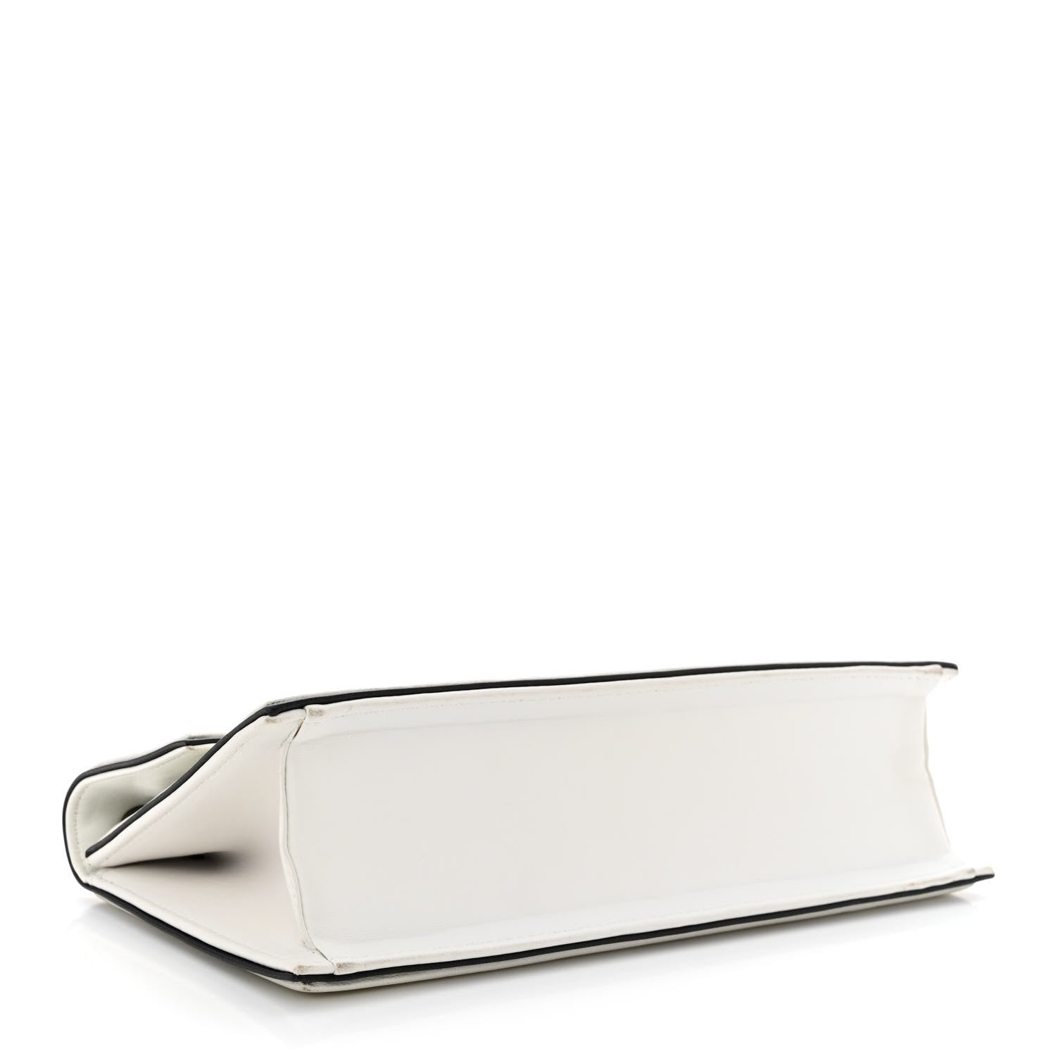 Chanel Lambskin Mademoiselle East West Flap White 4 of 11