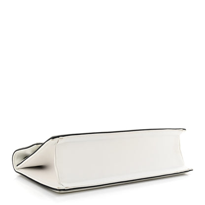 Chanel Lambskin Mademoiselle East West Flap White 4 of 11