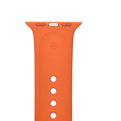 Hermes Silicone 38mm Apple Sports Watch Single Tour Band Orange 4 of 6