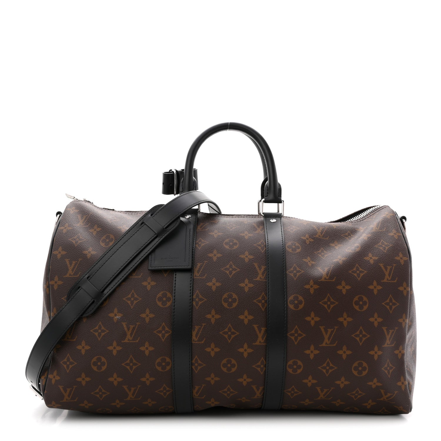 Louis Vuitton Monogram Macassar Keepall Bandouliere 45 1 of 9