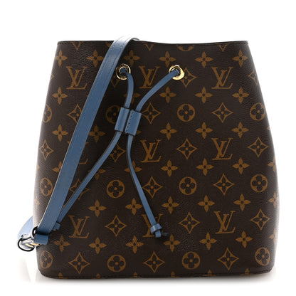Louis Vuitton Monogram Neonoe MM Blue Jean 1 of 10