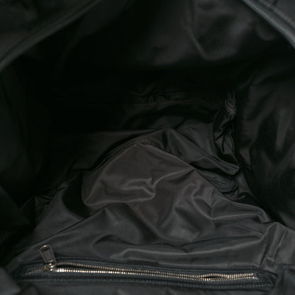 Gucci Econyl Nylon Monogram Off The Grid Rolling Duffle Bag Black 6 of 11