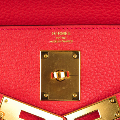 Hermes Taurillon Clemence Kelly Retourne 28 Bougainvillea 9 of 26