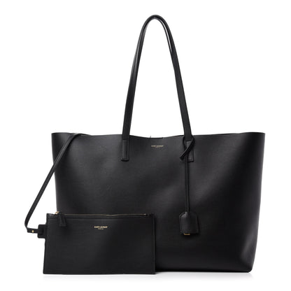 Saint Laurent Calfskin Large Shopping Tote Black 1 of 10