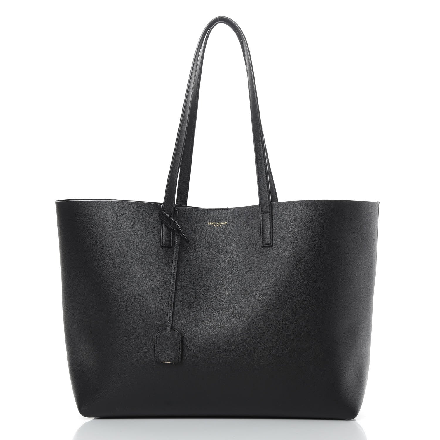 Saint Laurent Calfskin Large Shopping Tote Black 3 of 11
