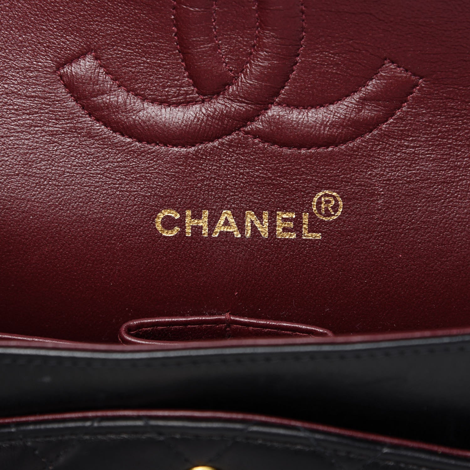 Chanel Lambskin Quilted Medium Double Flap Black 8 of 11