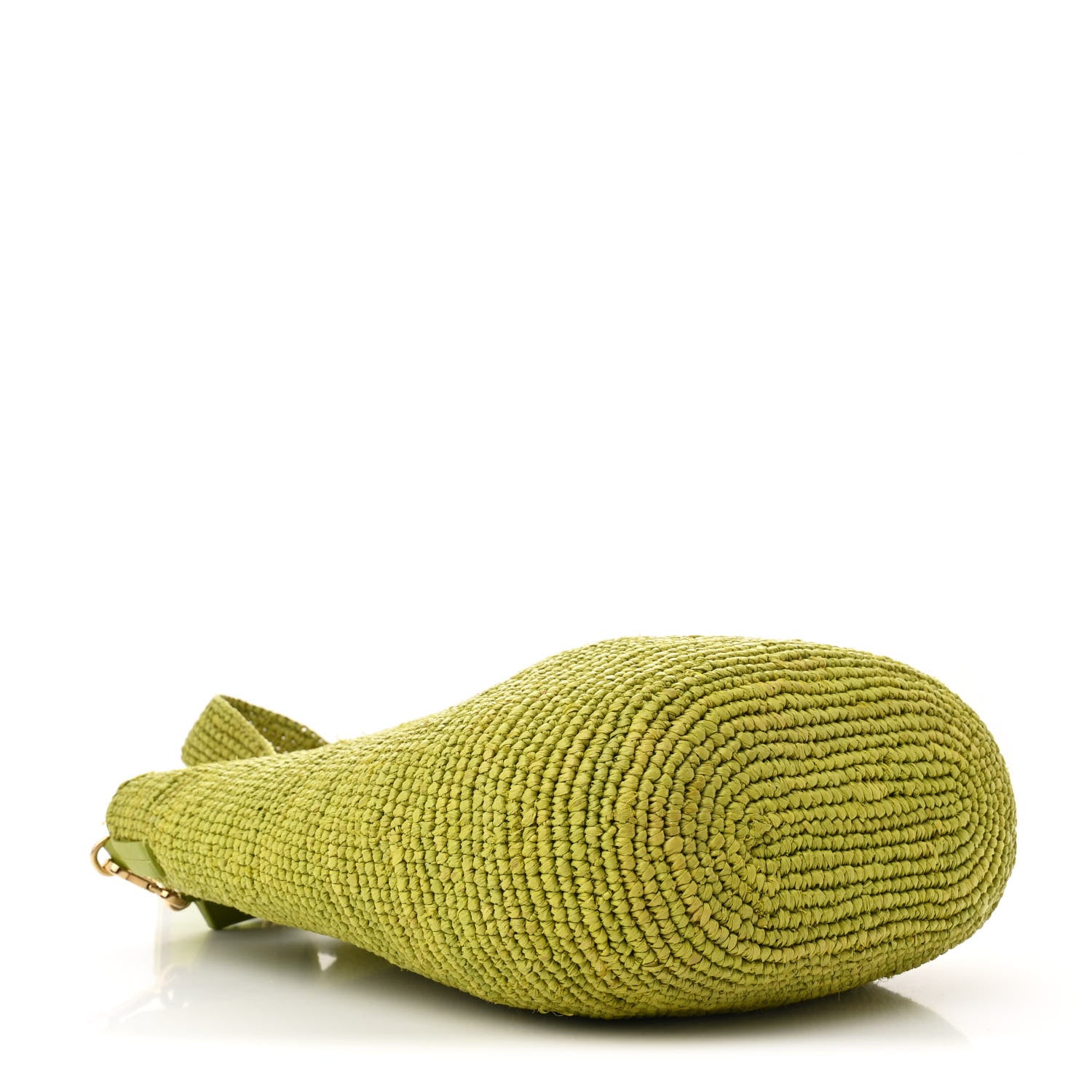 Loewe Raffia Mini Slit Tote Bag Meadow Green 4 of 10