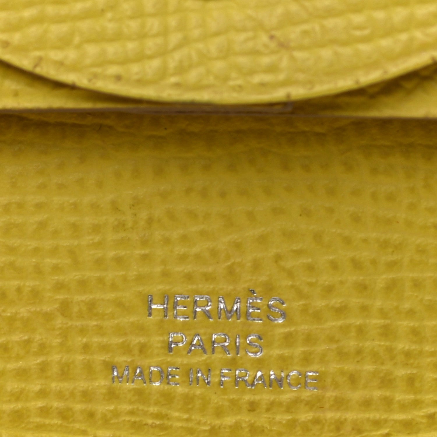 Hermes Epsom Bastia Coin Purse Lime 5 of 8