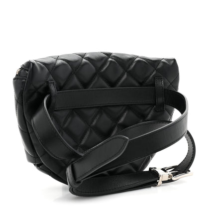 Chanel Lambskin Quilted Waist Belt Bag Black 3 of 11
