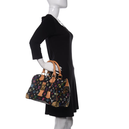 Louis Vuitton Monogram Multicolor Speedy 30 Black 2 of 9