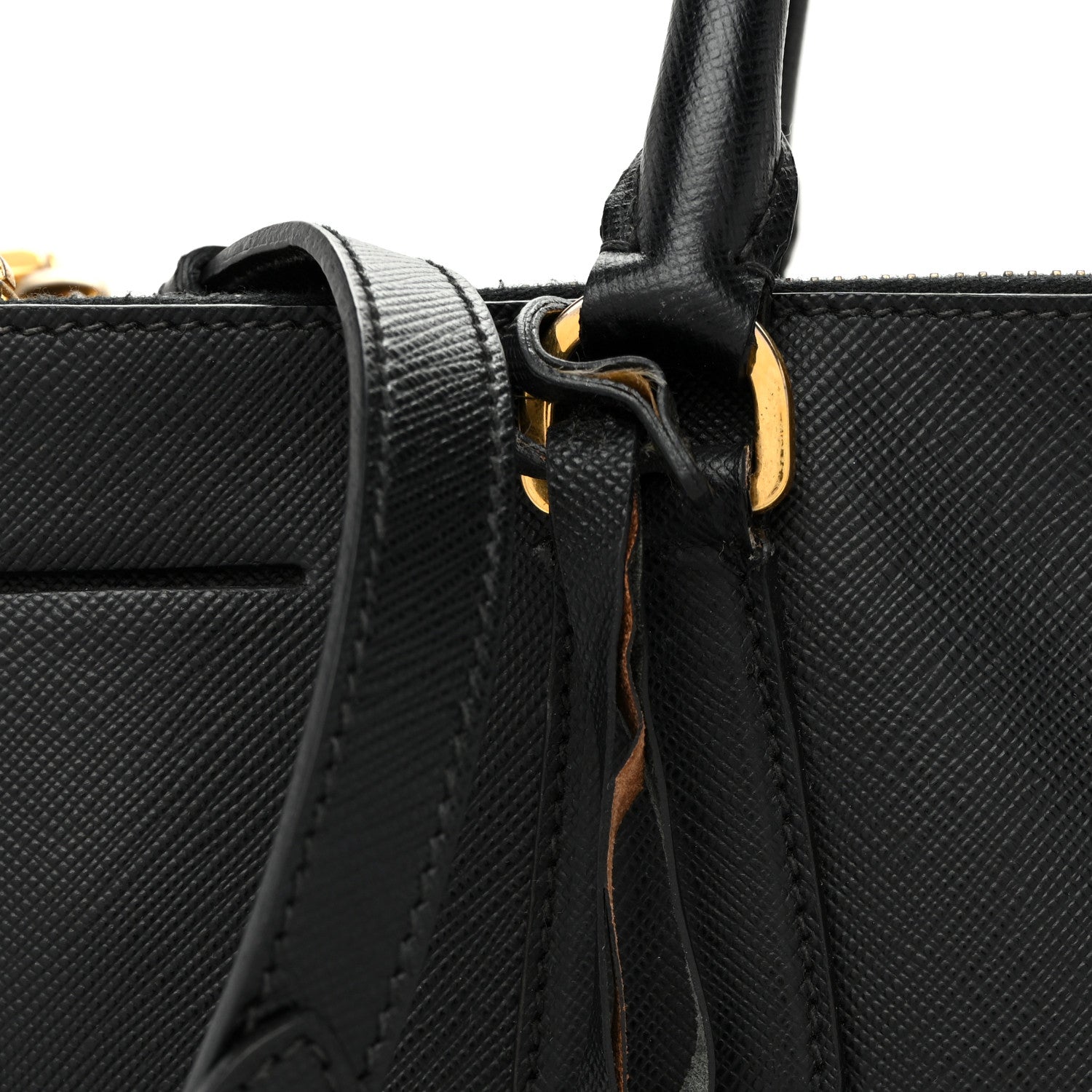 Prada Saffiano Lux Medium Galleria Double Zip Tote Black 11 of 11