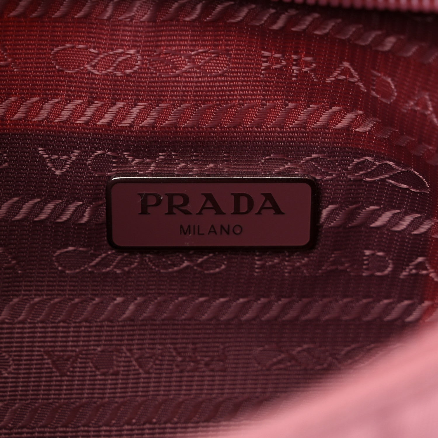 Prada Tessuto Nylon Saffiano Mini Re-Edition 2000 Bag Rosa 6 of 12