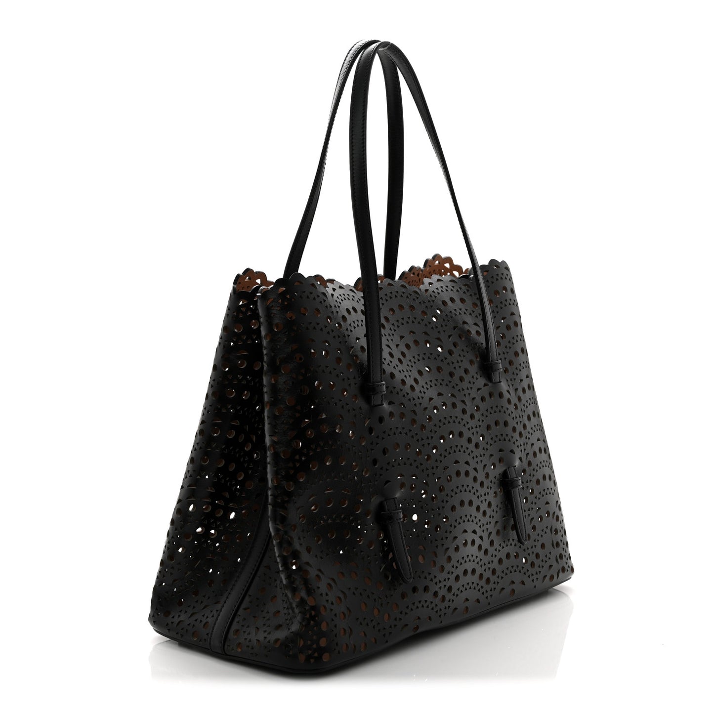 Lux Calfskin Vienne Vague Mina 32 Bag Black
