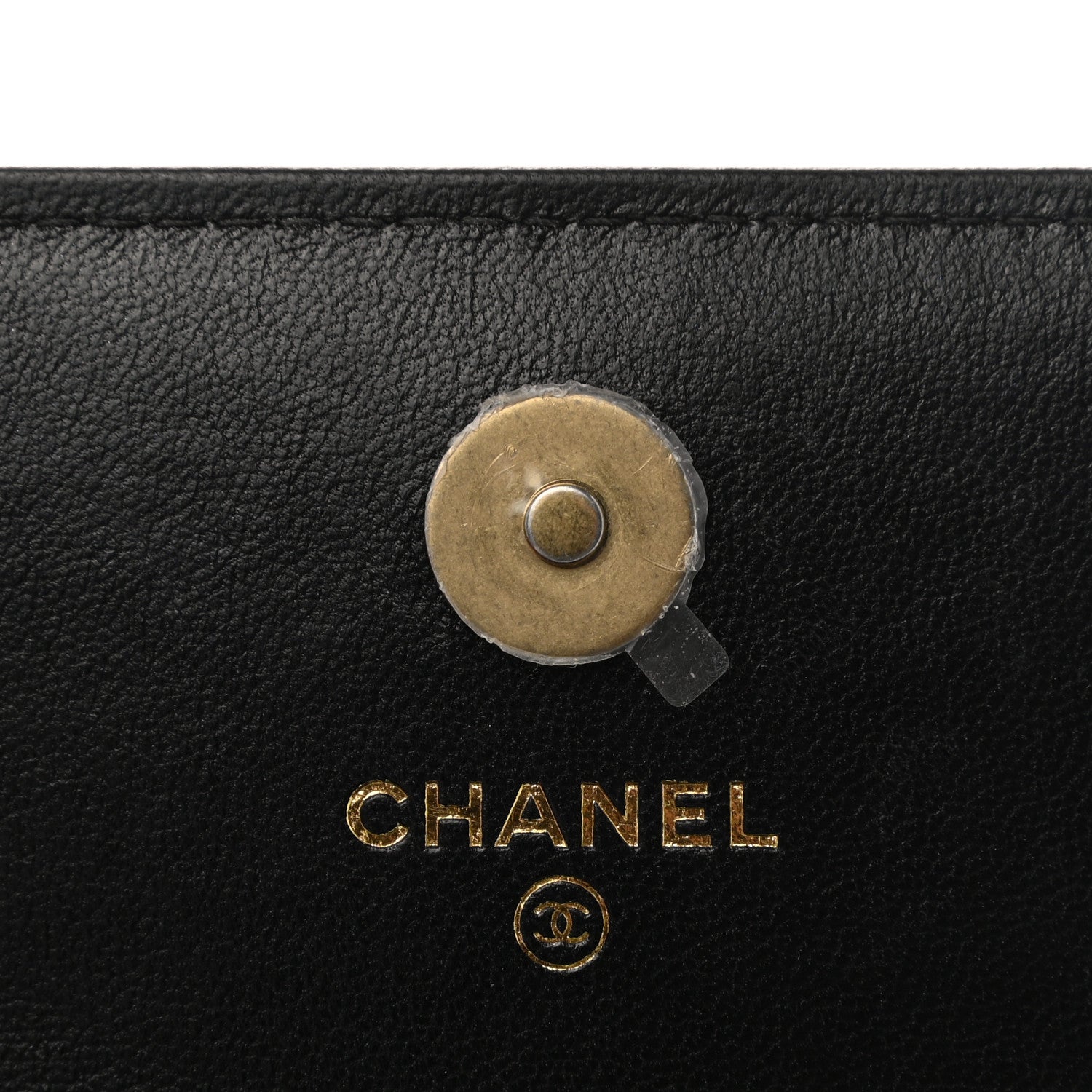 Chanel Lambskin Quilted Chanel 19 Flap Belt Bag Black 7 of 12