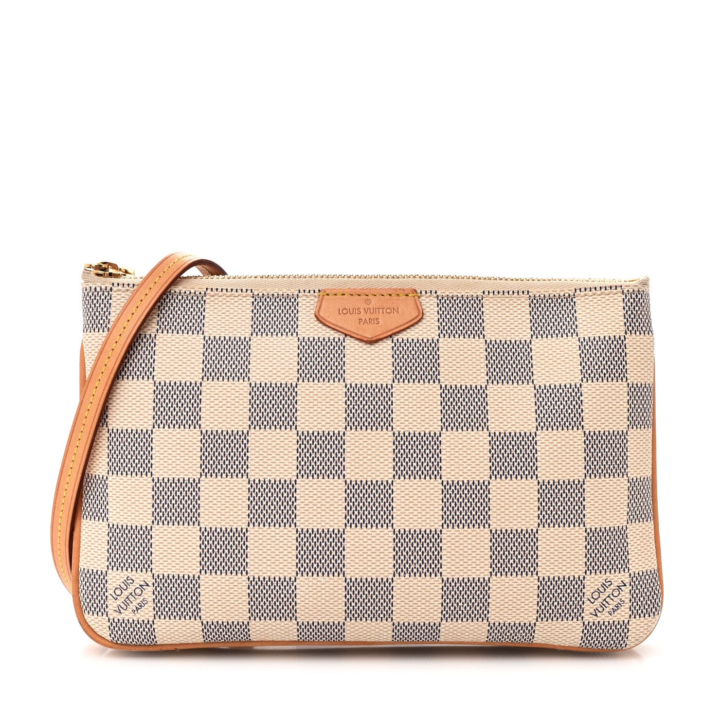 Damier Azur Double Zip Pochette