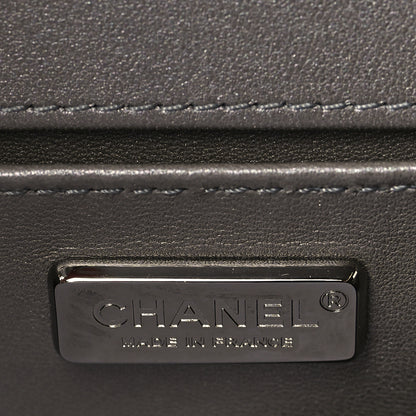Chanel Galuchat Stingray Small Boy Flap Silver 6 of 9