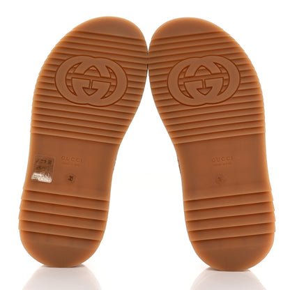 Gucci Canvas GG Monogram Angelina Platform Slide Sandals 35 Beige Ruggine 5 of 9