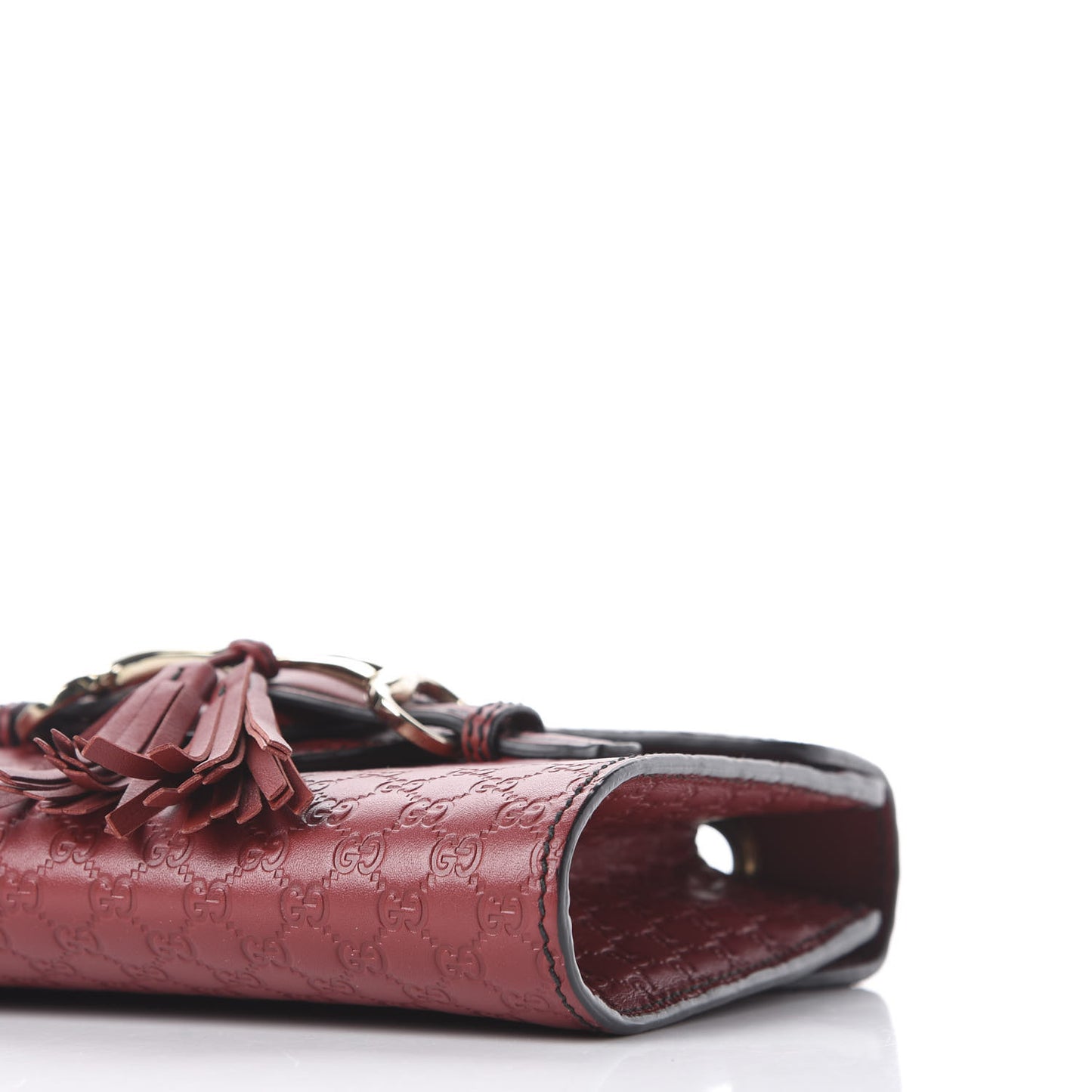 Soft Microguccissima Mini Emily Chain Shoulder Bag Rosso