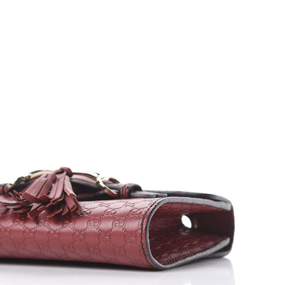Gucci Soft Microguccissima Mini Emily Chain Shoulder Bag Rosso 6 of 9