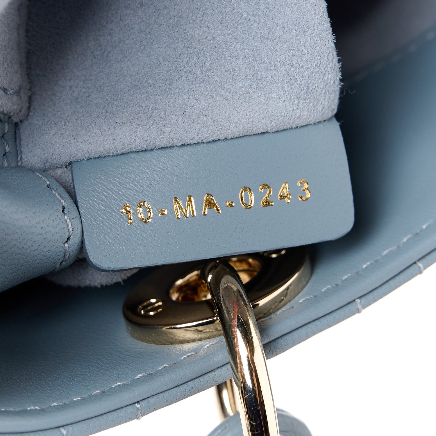 Christian Dior Lambskin Cannage Micro Lady D-Joy Cloud Blue 7 of 11