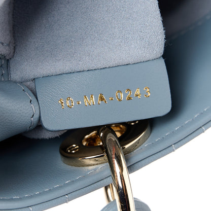 Christian Dior Lambskin Cannage Micro Lady D-Joy Cloud Blue 7 of 11