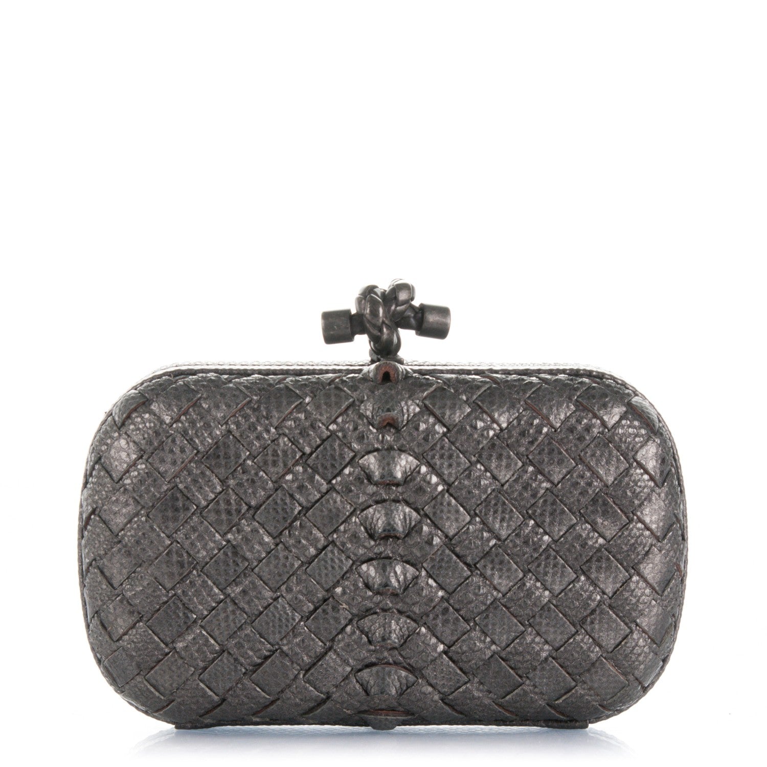 Bottega Veneta Karung Intrecciato Knot Clutch 1 of 6
