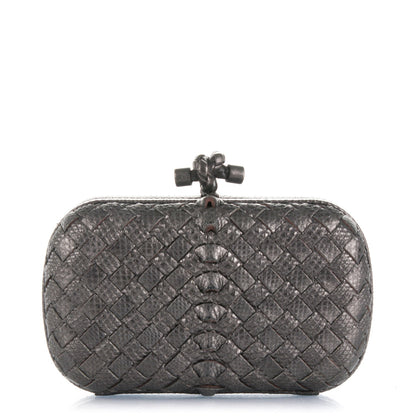 Bottega Veneta Karung Intrecciato Knot Clutch 1 of 6