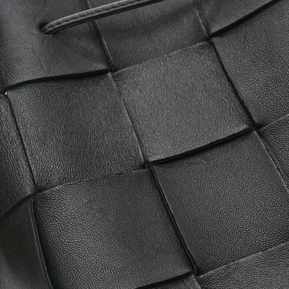 Bottega Veneta Nappa Maxi Intrecciato Cassette Bucket Bag Black 11 of 11
