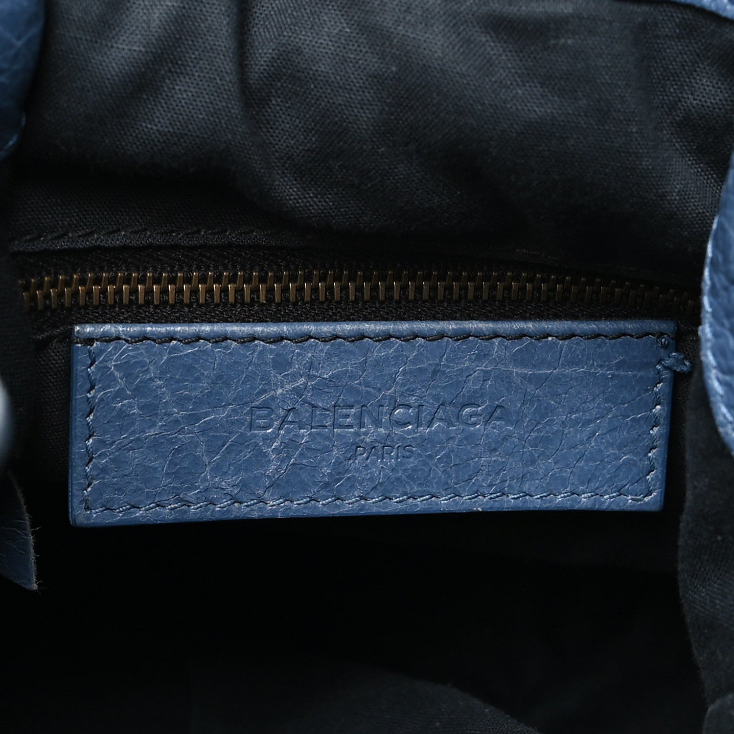 Balenciaga Agneau Classic Hardware Mini Pompon Bleu Persan 7 of 12