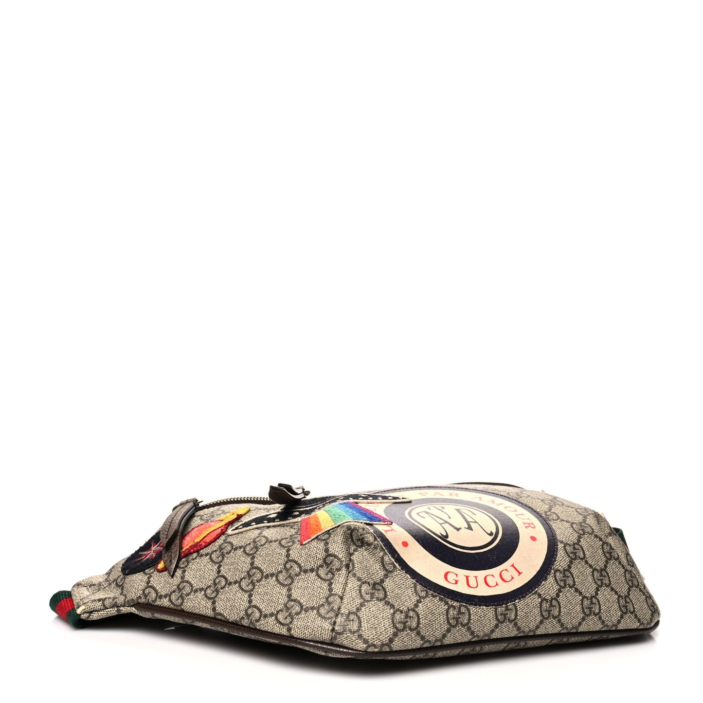 GG Supreme Monogram Courrier Belt Bag Beige New Acero