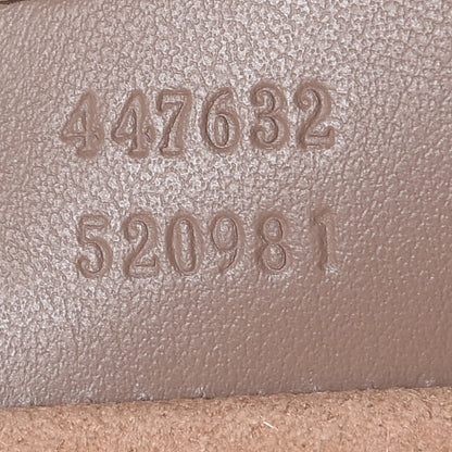 Gucci Calfskin Matelasse Small GG Marmont Chain Shoulder Bag Taupe 7 of 7