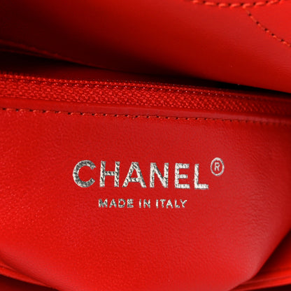 Chanel Lambskin Quilted Small Trendy CC Flap Dual Handle Bag Red 7 of 12