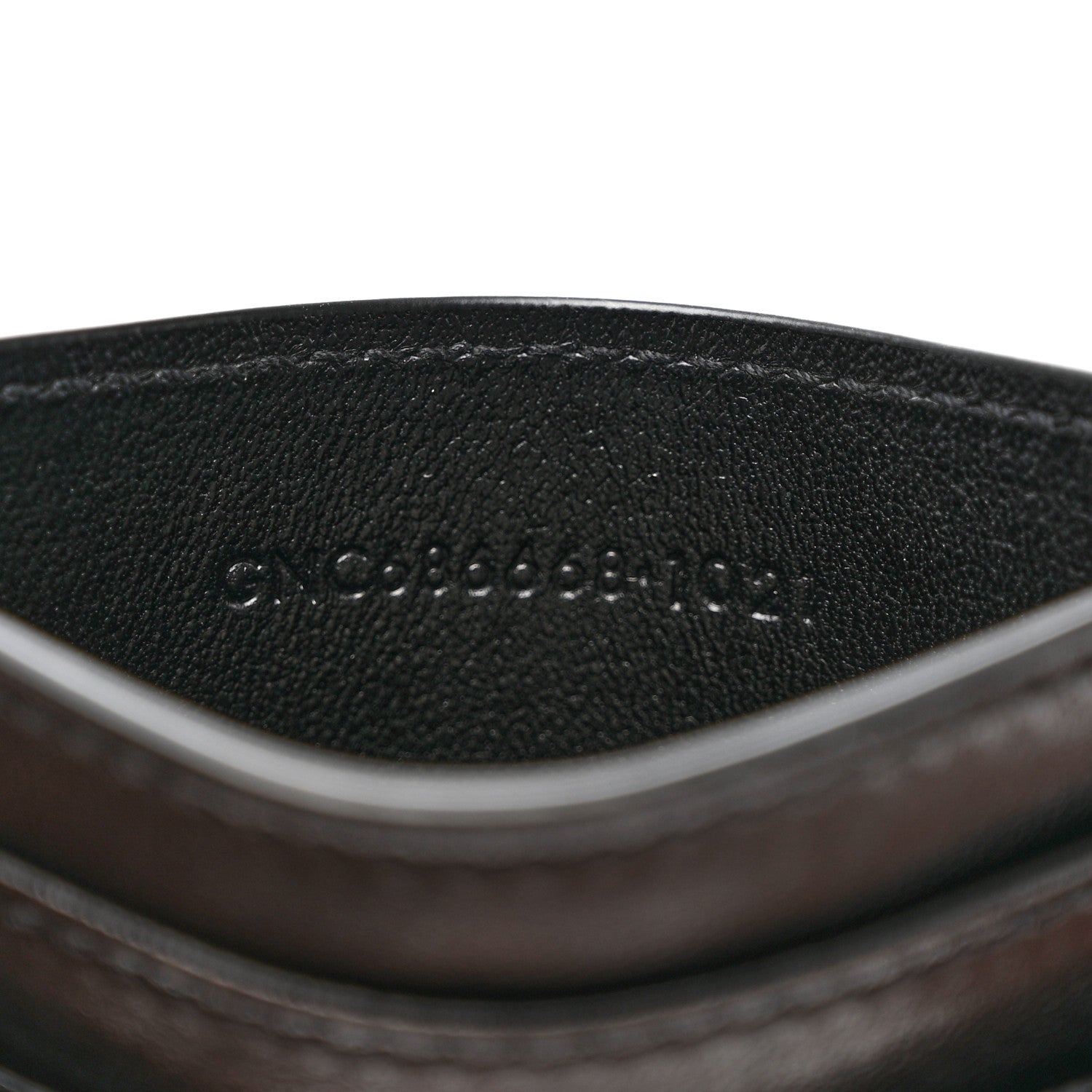 Saint Laurent Lambskin Quilted Gaby Credit Card Case Black 7 of 7