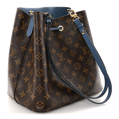Louis Vuitton Monogram Neonoe MM Blue Jean 2 of 10