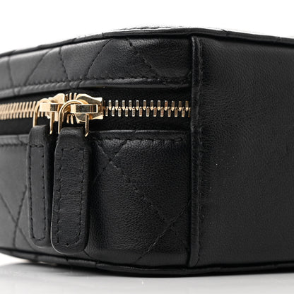 Chanel Lambskin Quilted Small Trendy CC Camera Case With Chain Black 10 of 11