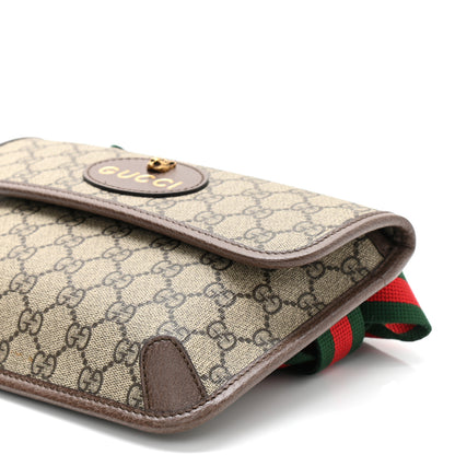 Gucci GG Supreme Monogram Neo Vintage Web Belt Bag Brown 11 of 12