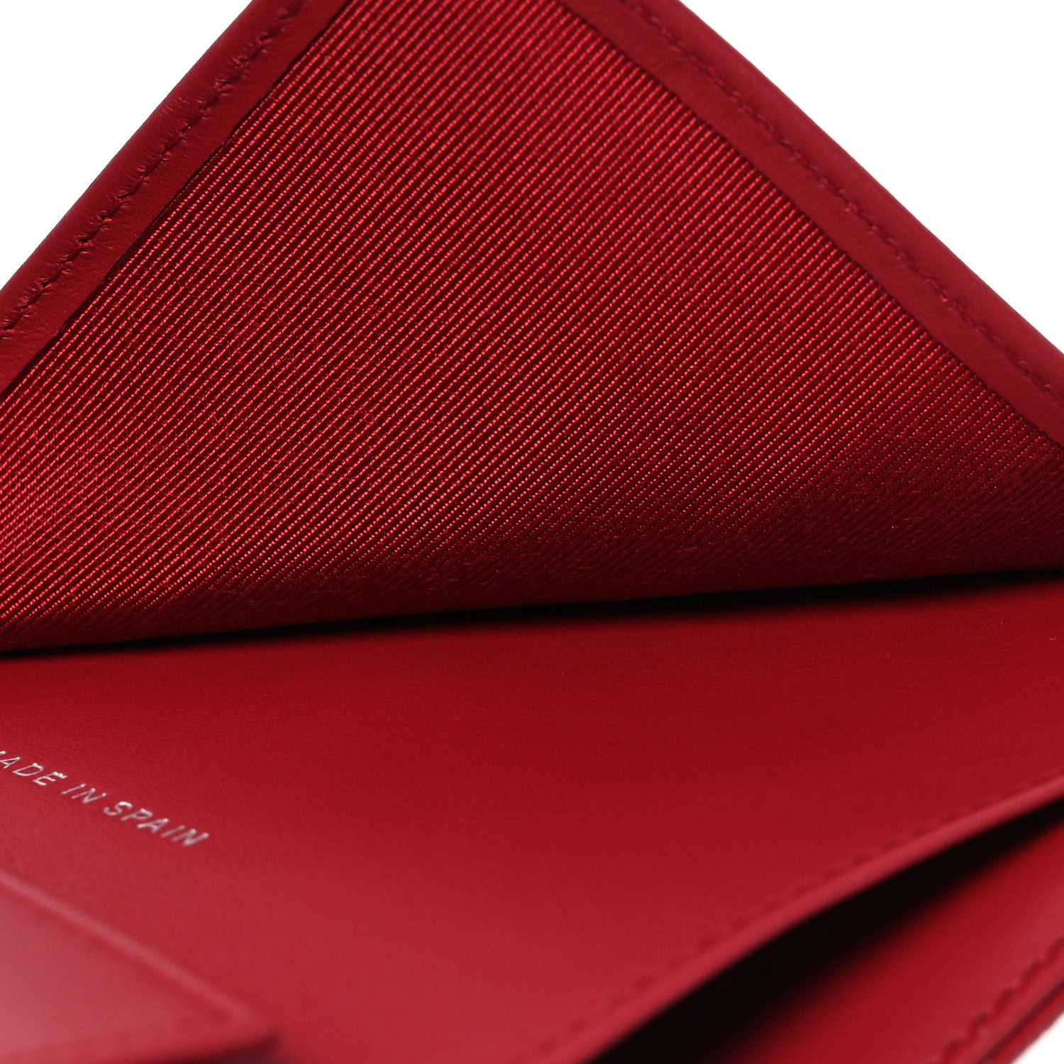 Chanel Caviar Quilted Compact Flap Wallet Dark Red 8 of 12