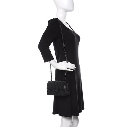 Chanel Lambskin Quilted Mini Rectangular Flap Black 2 of 11