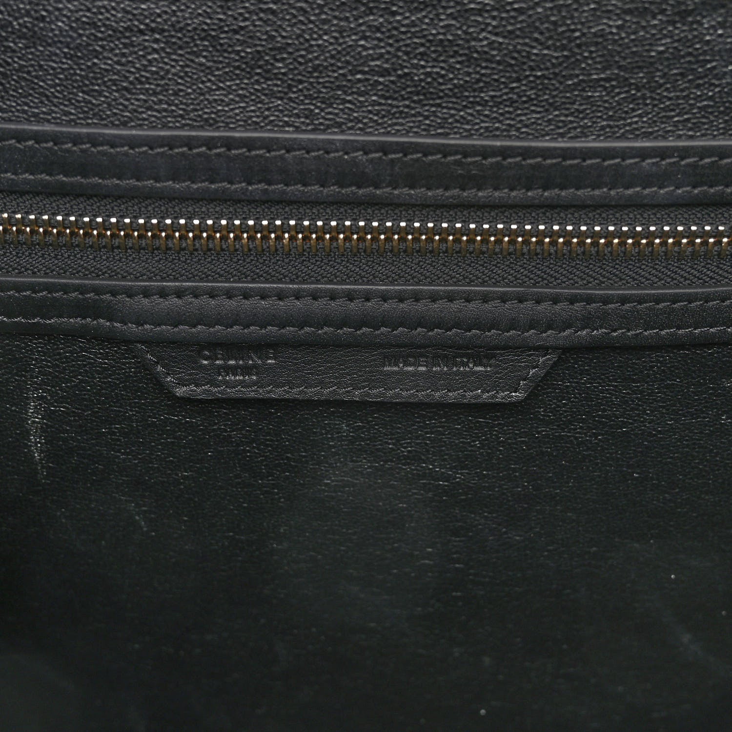 Celine Elephant Calfskin Mini Tri-Color Luggage Indigo 5 of 11