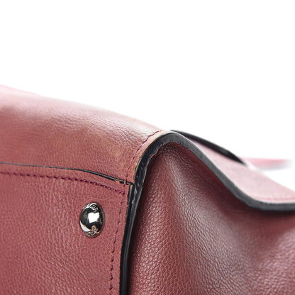 Prada Glace Calf Small Twin Pocket Tote Pink 21 of 23