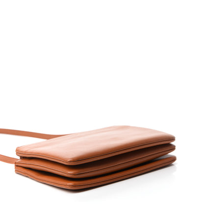 Celine Lambskin Small Trio Crossbody Bag Tawny 4 of 13