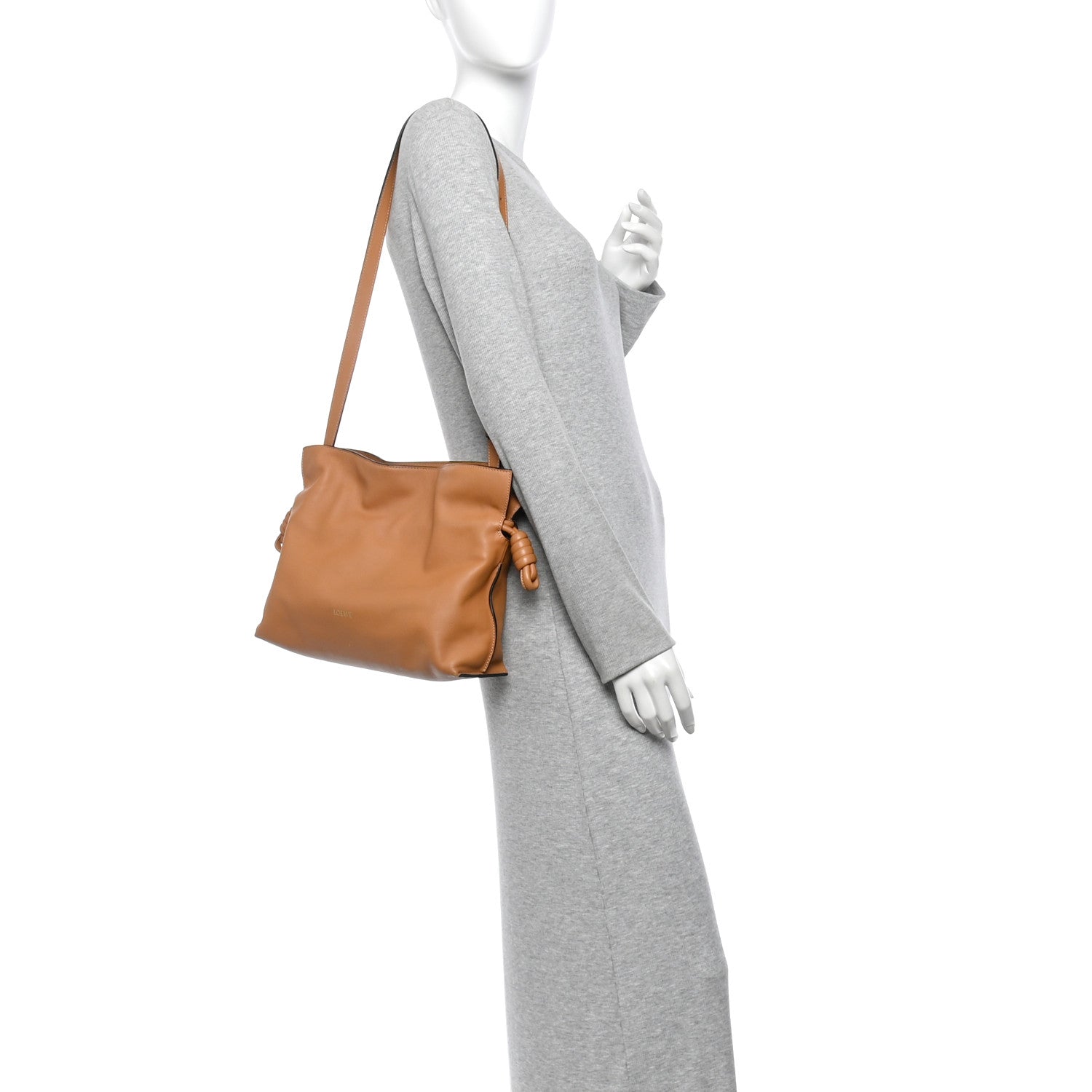Loewe Nappa Medium Flamenco Knot Bag Warm Desert 2 of 10