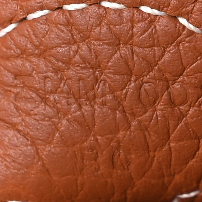 Hermes Taurillon Clemence Evelyne III PM Gold 7 of 11