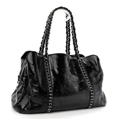 Chanel Patent Calfskin Large Luxe Ligne Tote Black 3 of 12