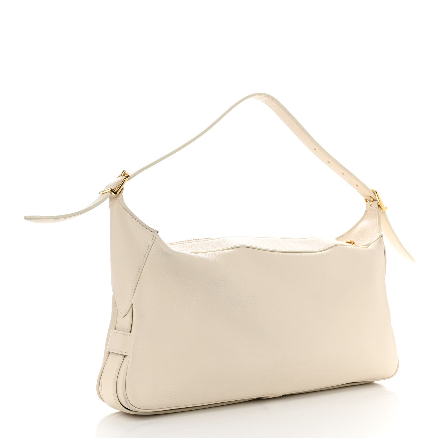 Celine Supple Calfskin Medium Romy Shoulder Bag Rice 3 of 11